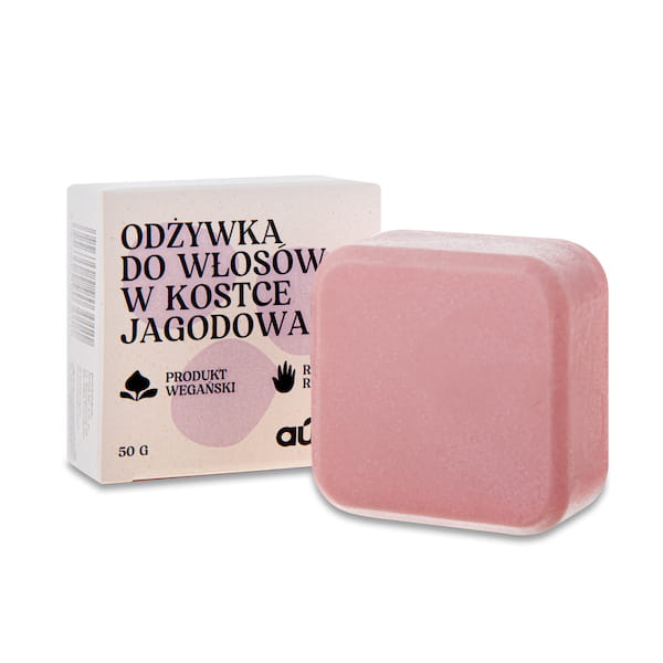 Jagodowa odżywka w kostce 50 g emolientowa | wygładzająca z olejem jagodowym